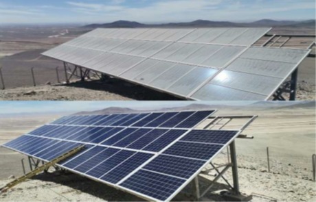 Mantención de paneles fotovoltaicos